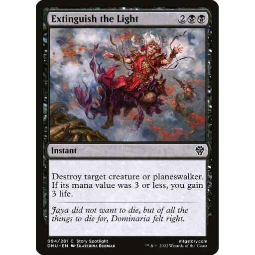 Dominaria United - 94 - Extinguish the Light - Common - B - Non-foil