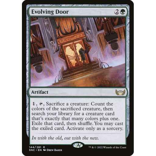 Streets of New Capenna - 144 - Evolving Door - Rare - G - Non-foil