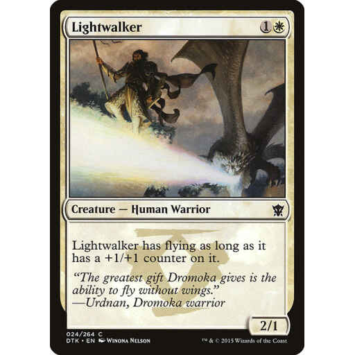 Dragons of Tarkir - 24 - Lightwalker - Common - W - Non-foil