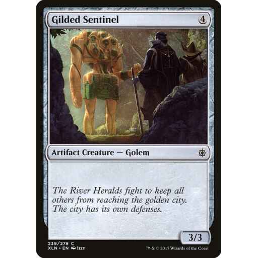Ixalan - 239 - Gilded Sentinel - Common - C - Non-foil