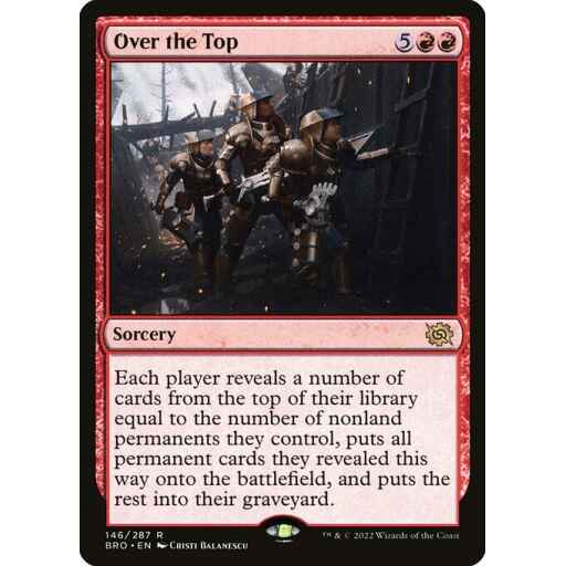 The Brothers' War - 146 - Over the Top - Rare - R - Non-foil