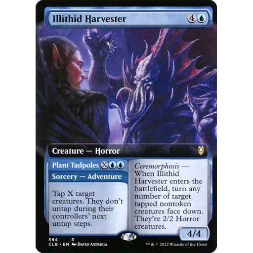 Commander Legends: Battle for Baldur's Gate - 564 - Illithid Harvester // Plant Tadpoles - Rare - U - Non-foil