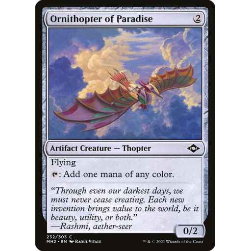 Modern Horizons 2 - 232 - Ornithopter of Paradise - Common - C - Non-foil