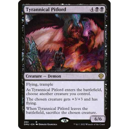 Dominaria United - 284 - Tyrannical Pitlord - Rare - B - Non-foil