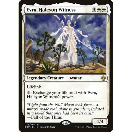 Dominaria - 16 - Evra, Halcyon Witness - Rare - W - Non-foil