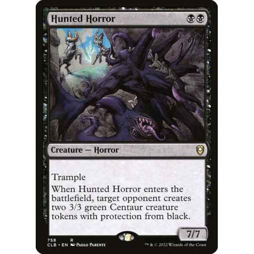 Commander Legends: Battle for Baldur's Gate - 758 - Hunted Horror - Rare - B - Non-foil