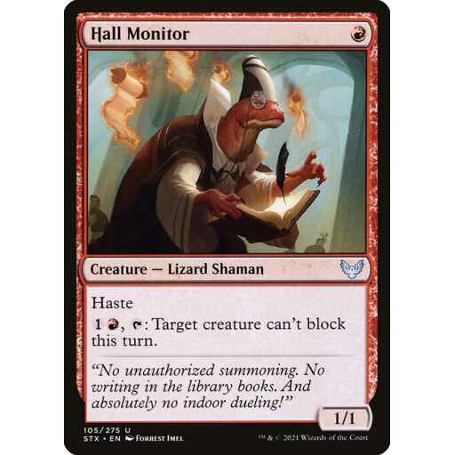 Strixhaven: School of Mages - 105 - Hall Monitor - Uncommon - R - Non-foil