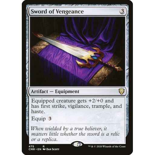 Commander Legends - 475 - Sword of Vengeance - Rare - C - Non-foil