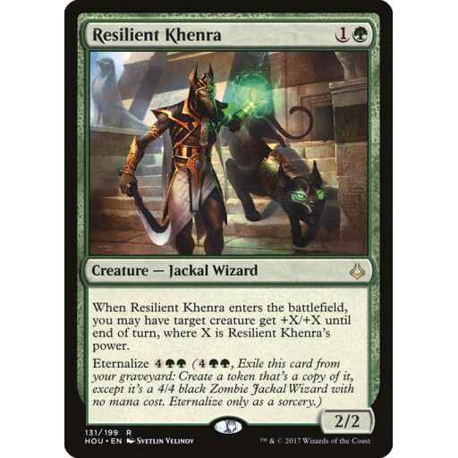 Hour of Devastation - 131 - Resilient Khenra - Rare - G - Non-foil