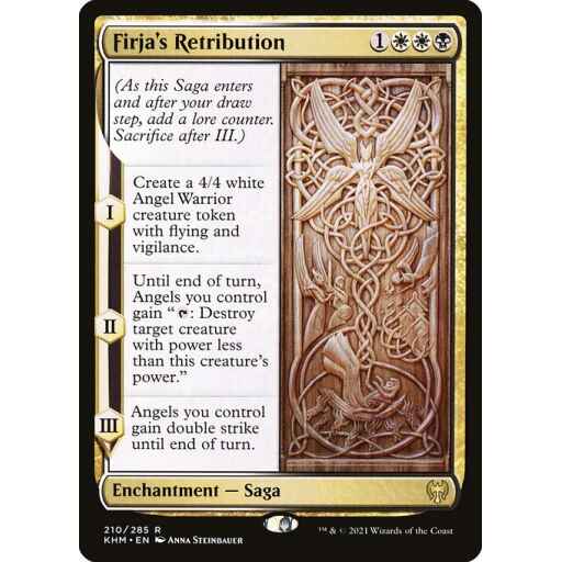 Kaldheim - 210 - Firja's Retribution - Rare - WB - Non-foil