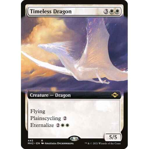 Modern Horizons 2 - 445 - Timeless Dragon - Rare - W - Non-foil