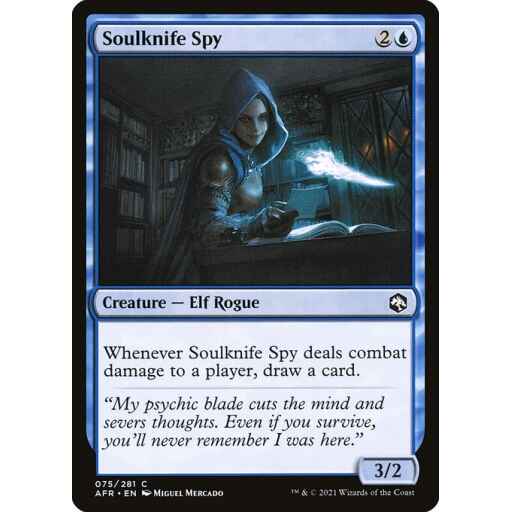 Adventures in the Forgotten Realms - 75 - Soulknife Spy - Common - U - Non-foil