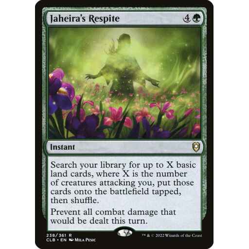 Commander Legends: Battle for Baldur's Gate - 238 - Jaheira's Respite - Rare - G - Non-foil