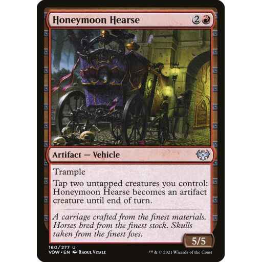 Innistrad: Crimson Vow - 160 - Honeymoon Hearse - Uncommon - R - Non-foil