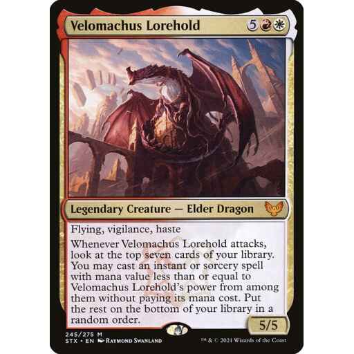 Strixhaven: School of Mages - 245 - Velomachus Lorehold - Mythic - WR - Non-foil