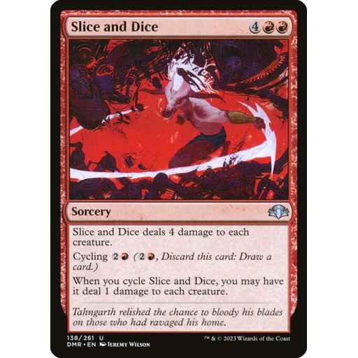 Dominaria Remastered - 138 - Slice and Dice - Uncommon - R - Non-foil