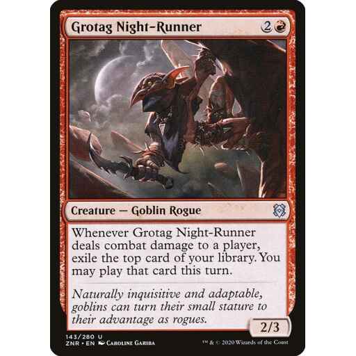 Zendikar Rising - 143 - Grotag Night-Runner - Uncommon - R - Non-foil