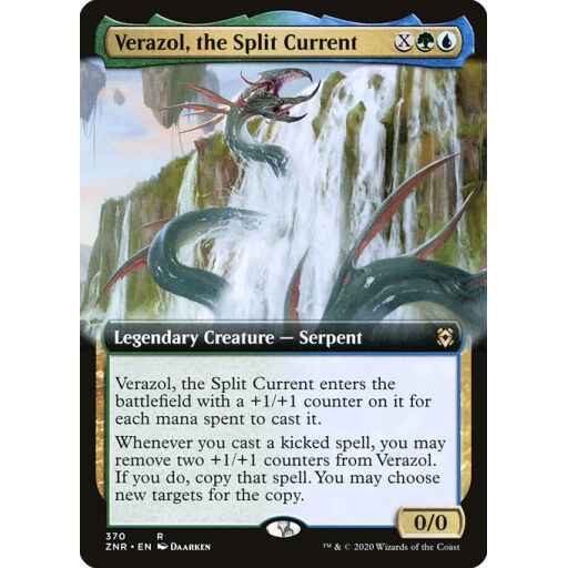 Zendikar Rising - 370 - Verazol, the Split Current - Rare - UG - Non-foil