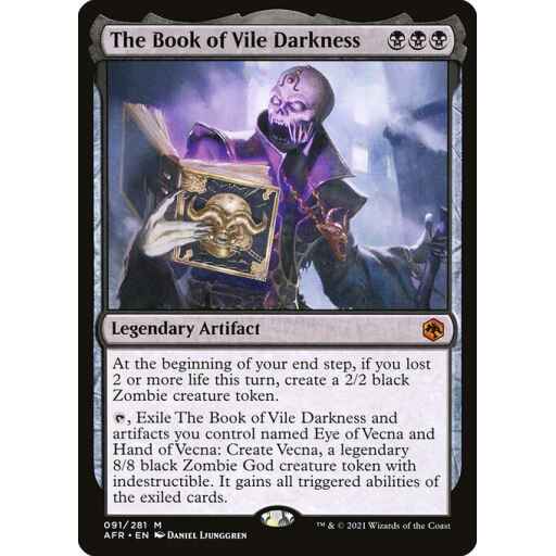 Adventures in the Forgotten Realms - 91 - The Book of Vile Darkness - Mythic - B - Non-foil