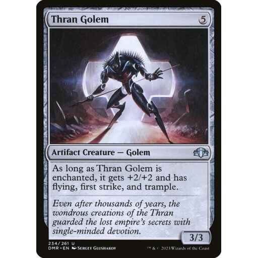 Dominaria Remastered - 234 - Thran Golem - Uncommon - C - Non-foil