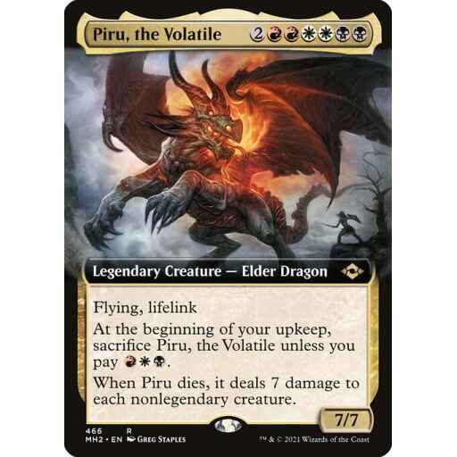 Modern Horizons 2 - 466 - Piru, the Volatile - Rare - Multi - Non-foil