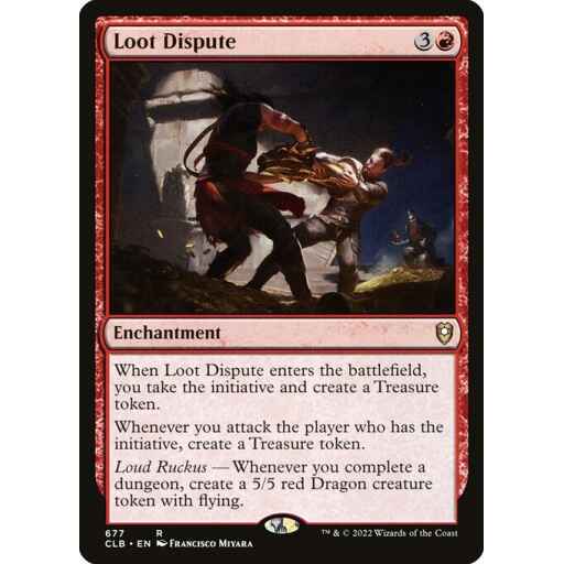 Commander Legends: Battle for Baldur's Gate - 677 - Loot Dispute - Rare - R - Non-foil