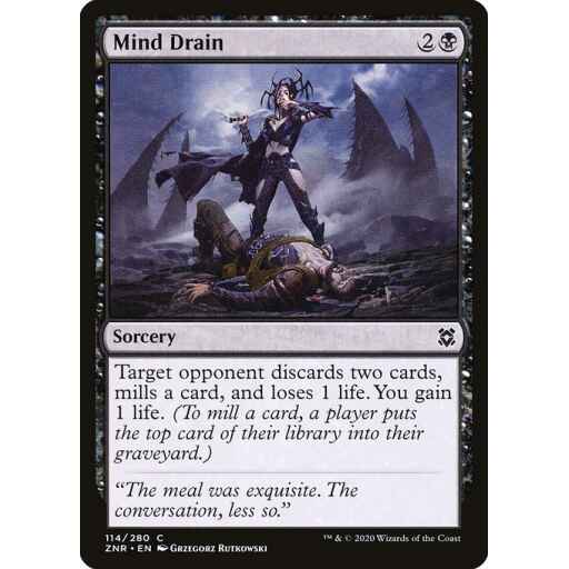 Zendikar Rising - 114 - Mind Drain - Common - B - Non-foil