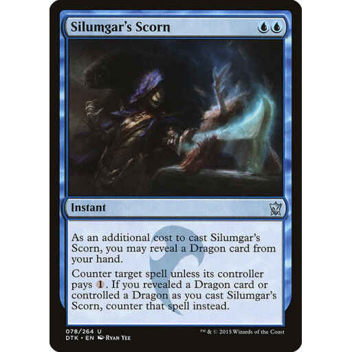 Dragons of Tarkir - 78 - Silumgar's Scorn - Uncommon - U - Non-foil