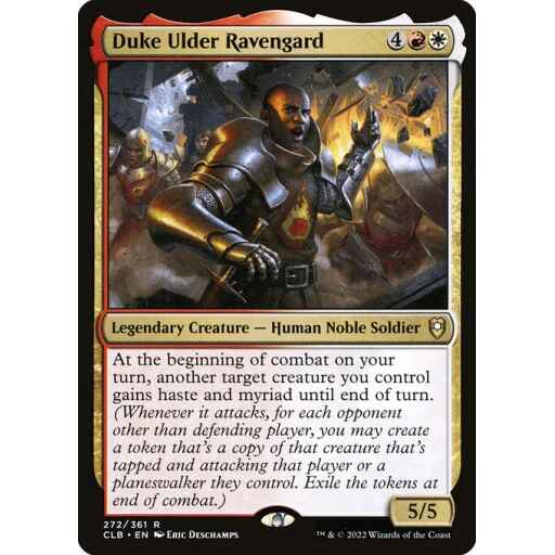 Commander Legends: Battle for Baldur's Gate - 272 - Duke Ulder Ravengard - Rare - WR - Non-foil