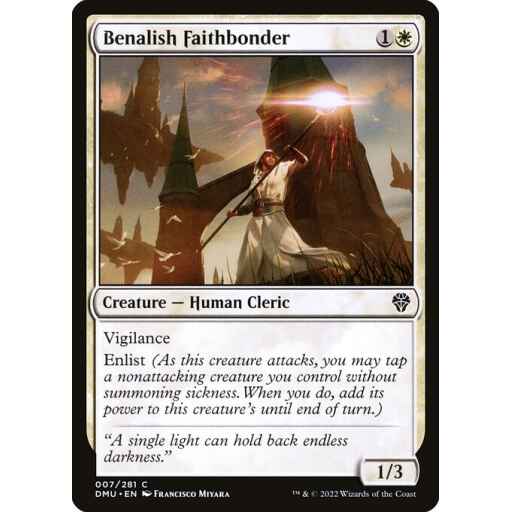Dominaria United - 7 - Benalish Faithbonder - Common - W - Non-foil
