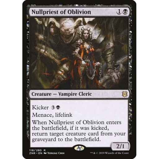 Zendikar Rising - 118 - Nullpriest of Oblivion - Rare - B - Non-foil