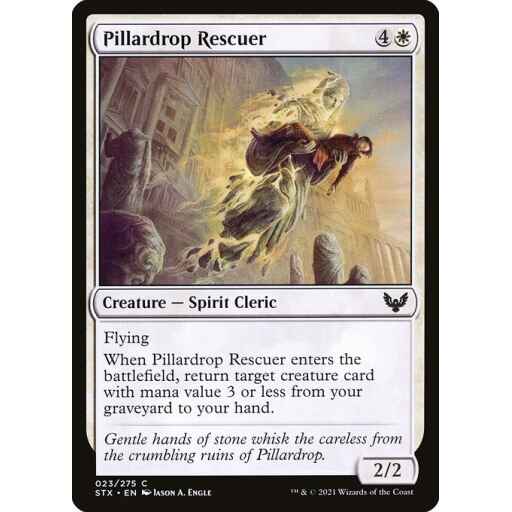 Strixhaven: School of Mages - 23 - Pillardrop Rescuer - Common - W - Non-foil