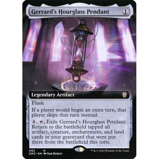 Dominaria United Commander - 93 - Gerrard's Hourglass Pendant - Rare - C - Non-foil