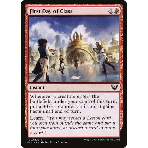 Strixhaven: School of Mages - 102 - First Day of Class - Common - R - Non-foil