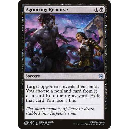 Theros Beyond Death - 83 - Agonizing Remorse - Uncommon - B - Foil