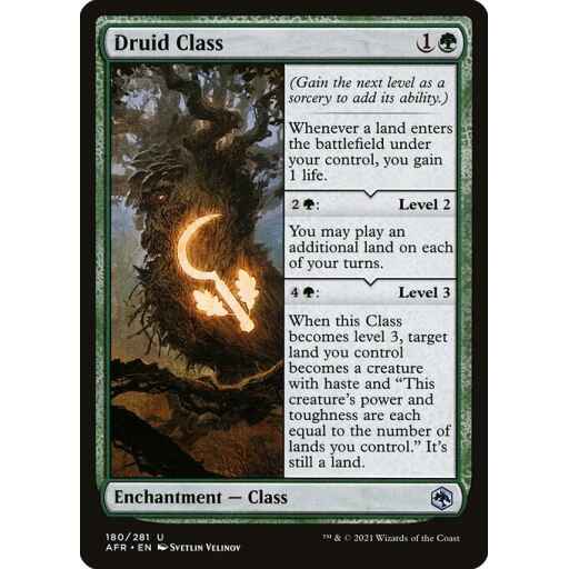 Adventures in the Forgotten Realms - 180 - Druid Class - Uncommon - G - Non-foil