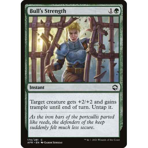 Adventures in the Forgotten Realms - 174 - Bull's Strength - Common - G - Non-foil