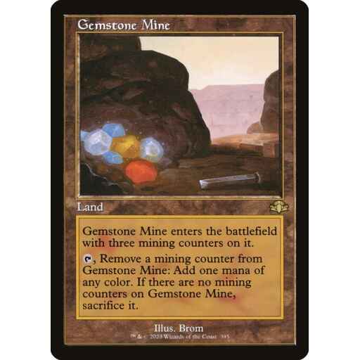 Dominaria Remastered - 395 - Gemstone Mine - Rare - C - Non-foil