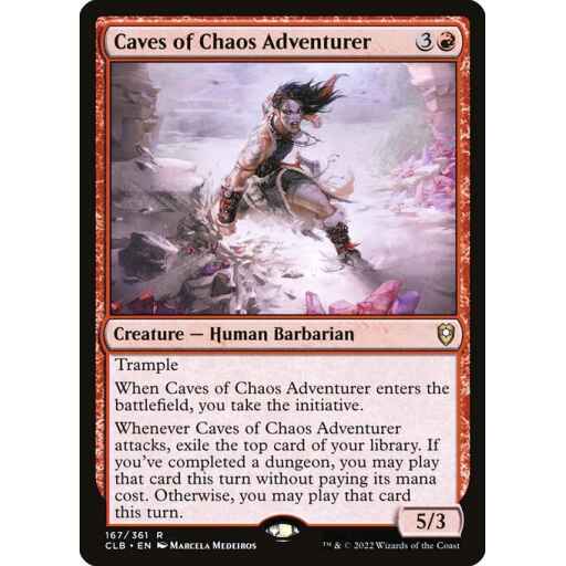 Commander Legends: Battle for Baldur's Gate - 167 - Caves of Chaos Adventurer - Rare - R - Non-foil