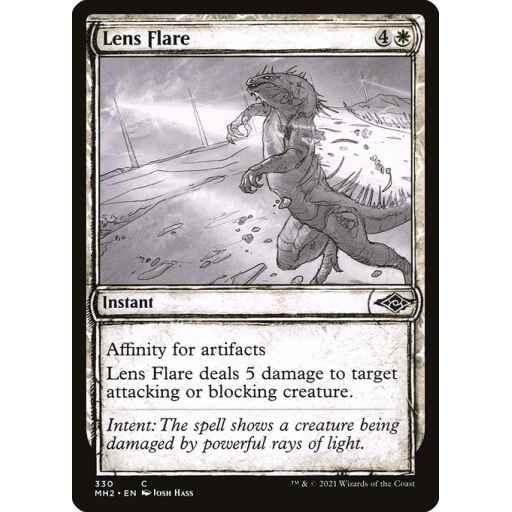 Modern Horizons 2 - 330 - Lens Flare - Common - W - Foil