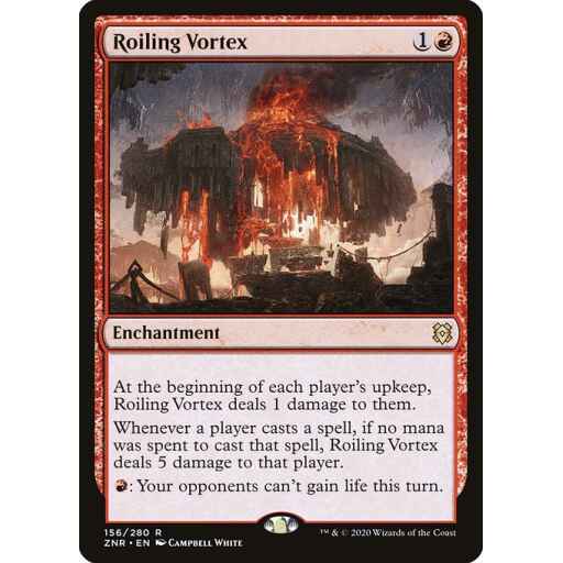 Zendikar Rising - 156 - Roiling Vortex - Rare - R - Non-foil