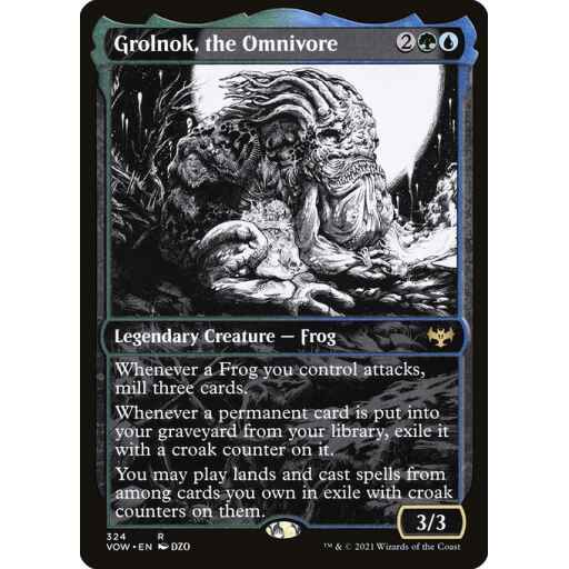 Innistrad: Crimson Vow - 324 - Grolnok, the Omnivore - Rare - UG - Non-foil