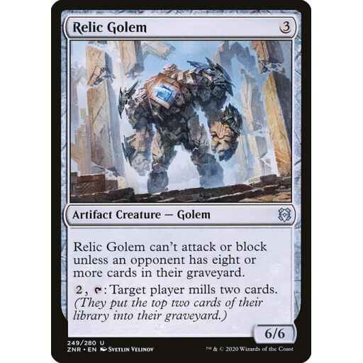 Zendikar Rising - 249 - Relic Golem - Uncommon - C - Non-foil