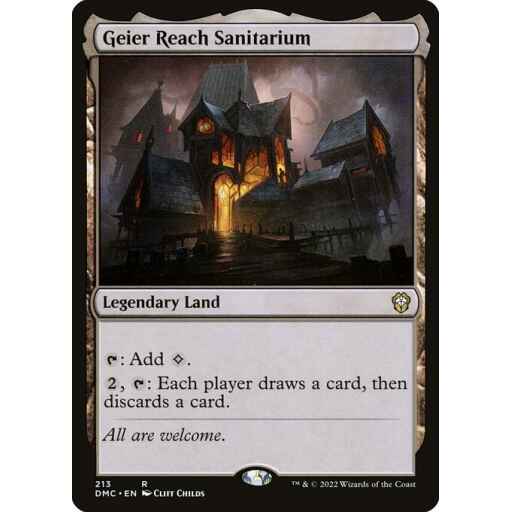 Dominaria United Commander - 213 - Geier Reach Sanitarium - Rare - C - Non-foil