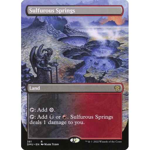Dominaria United - 381 - Sulfurous Springs - Rare - C - Non-foil