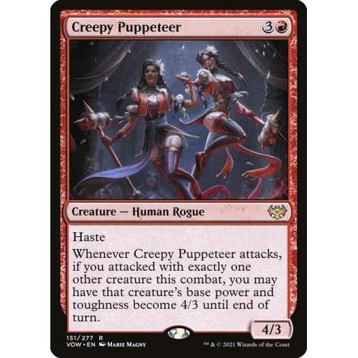 Innistrad: Crimson Vow - 151 - Creepy Puppeteer - Rare - R - Non-foil