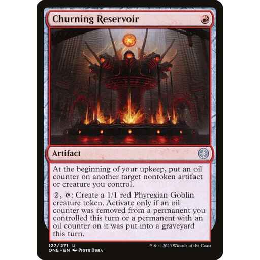 Phyrexia: All Will Be One - 127 - Churning Reservoir - Uncommon - R - Non-foil