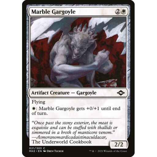 Modern Horizons 2 - 21 - Marble Gargoyle - Common - W - Non-foil