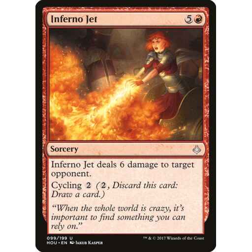 Hour of Devastation - 99 - Inferno Jet - Uncommon - R - Non-foil
