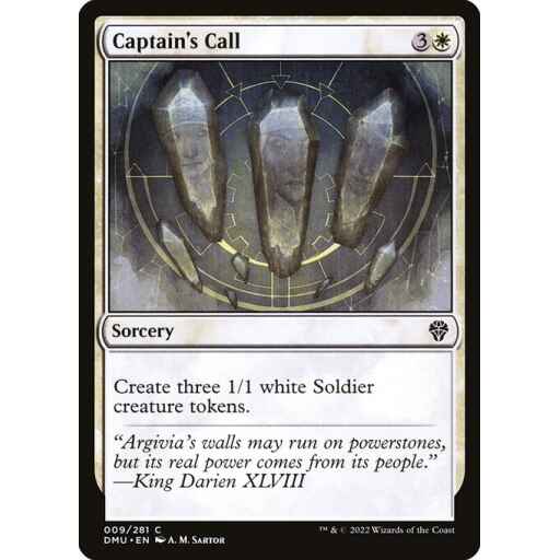 Dominaria United - 9 - Captain's Call - Common - W - Non-foil